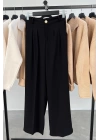 Gold Button Palazzo Trousers