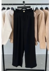 Gold Button Palazzo Trousers