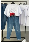 Unicex Bisiklet Yaka Tshirt