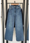 1002 Regular Wide jean Koyu Mavi