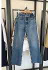 1005 Long Straight jean Mavi