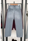 1014 Barrel Jean Buz Mavi