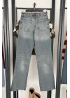 1018 Yüksek Bel Straight Jean Tintli