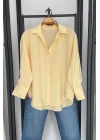 Basic Modal Gömlek Sarı