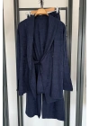 Jakarlı Kimono Takım Lacivert