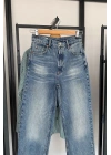 Full Length Wide Leg Jean Mavi Yıkamalı