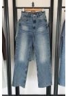 Full Length Wide Leg Jean Mavi Yıkamalı
