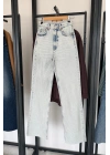 Full Length Wide Leg Jean Kar Yıkama