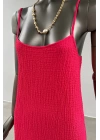 Askılı Maxi Elbise Pembe