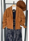 Bandera Unisex Bomber Ceket Camel