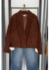 Bandera Unisex Bomber Ceket Kahverengi