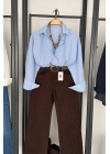 Basic Poplin Gömlek Mavi