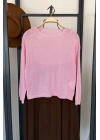 Basic Triko Kazak Pembe