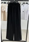 Tie Waist Elastic Trousers