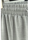 Tie Waist Elastic Trousers