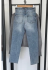 Boyfit Kesik Jean Açık Mavi