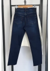Boyfit Kesik Jean Lacivert