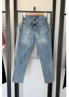 Boyfit Kesik Paça Jean Kar Yıkama