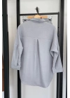 BS Collection Keten Şortlu Takım Gri