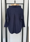 BS Collection Keten Şortlu Takım Lacivert