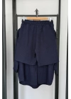 BS Collection Keten Şortlu Takım Lacivert