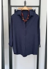 BS Collection Keten Şortlu Takım Lacivert