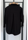 BS Collection Keten Şortlu Takım Siyah