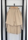 BS Collection Keten Şortlu Takım Taş