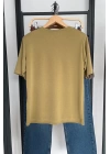 BS Collection Omuz Vatkalı T-Shirt Olive