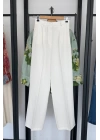 Bs Collection Palazzo Pantolon Beyaz