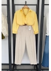 Bs Collection Tek Cep Gömlek Sarı