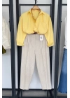 Bs Collection Tek Cep Gömlek Sarı