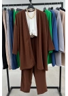 BS Kimono Takım Kahverengi