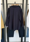 Bs Oversize Poplin Gömlek Lacivert