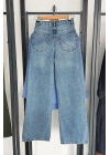 Bs Wide Leg Jean Açık Mavi