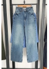 Bs Wide Leg Jean Açık Mavi