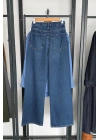 Bs Wide Leg Jean Koyu Mavi