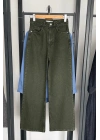 Bs Wide Leg Jean Yeşil