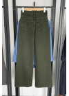 Bs Wide Leg Jean Yeşil