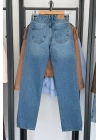 Bs1976 Straight Yüksek Bel Jean Mavi