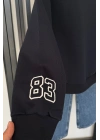 Contrast Polo Yaka Sweatshirt