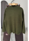 Crew Neck Sweater Haki