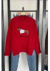 Dachshund Triko Kazak Kırmızı