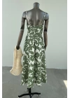Patterned Strap Dress