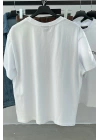 Emoji Baskılı Tshirt Beyaz