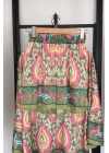 Etnik Desen Kimono Şortlu Takım