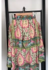 Etnik Desen Kimono Şortlu Takım