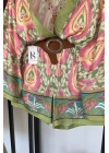 Etnik Desen Kimono Şortlu Takım