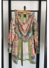 Etnik Desen Kimono Şortlu Takım