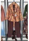 Floral Desen Kaban Taba